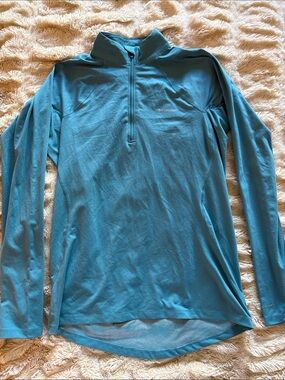 Columbia Women's Teal Quarter-Zip Performance Pullover